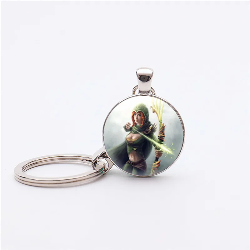 Горячие тема игры Dota 2 логотип брелок подвеска с логотипом на цепочке