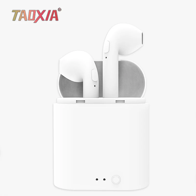Bluetooth мини-наушники настоящие стереонаушники I7S TWS с зарядным ящиком Беспроводные