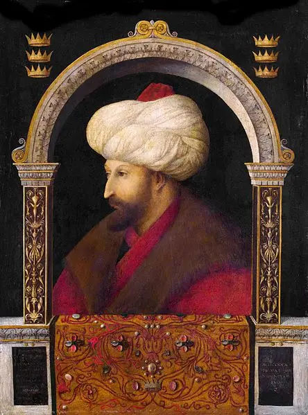 Фон для дома и офиса с рисунком оттоманского султана Mehmed The Conqueror II масляное