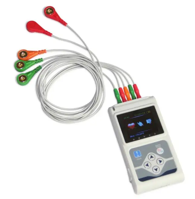 CE динамические системы 24/48 часов запись Холтер+ USB+ сумка+ диск CONTEC - Цвет: TLC9803 Holter