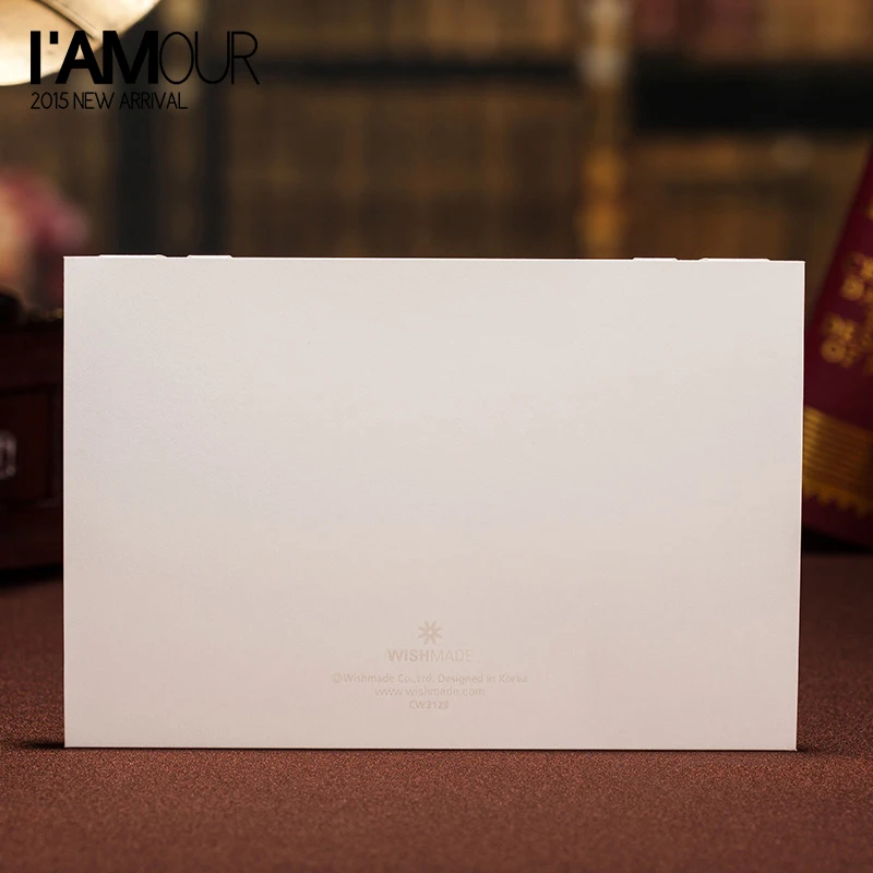 Персонализированные элегантный цветочный с точными вырезами свадебные