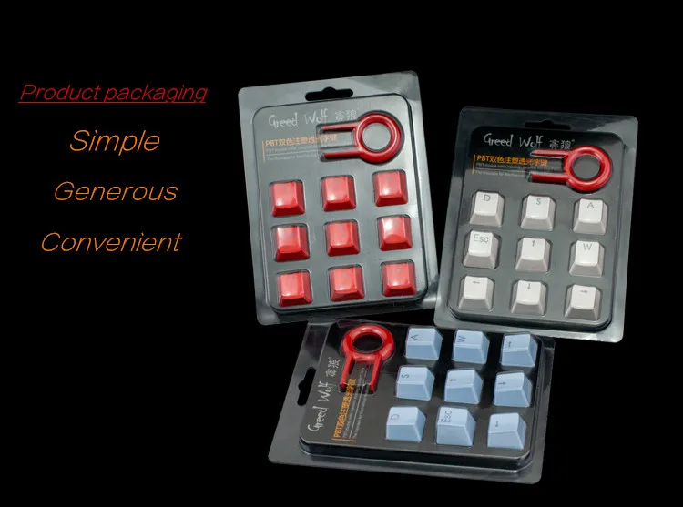 9 Keycap pbt двойной Цвет OEM Cherry MX Переключатель wasd и направление Ключ DIY клавиатура