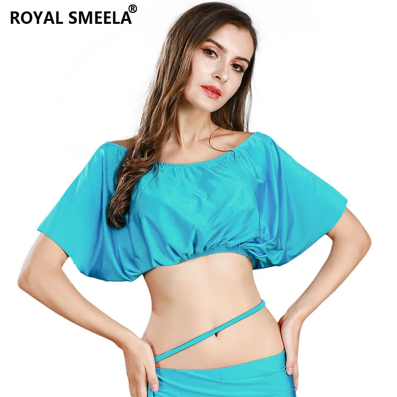 Bellydance Tops Belly Dance Costume Women's Top Sexy Crop dancing Elastic Short Class lesson Practice clothes | Тематическая