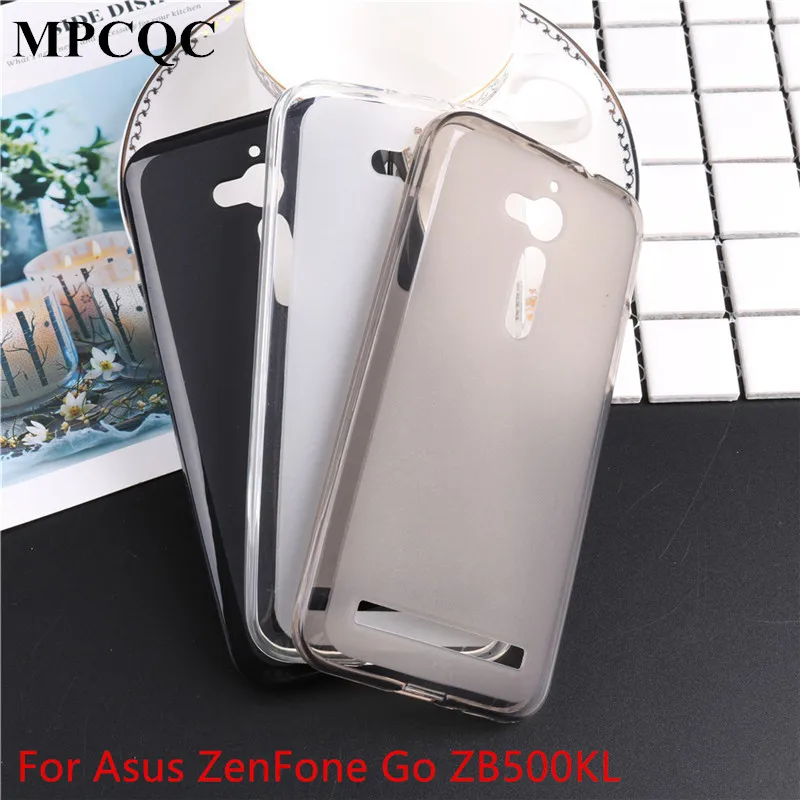 Mpcqc чехол для ASUS Zenfone Go ZB500KL ТПУ Силиконовый гель Мягкая задняя крышка 5 0 &quotAsus Дело