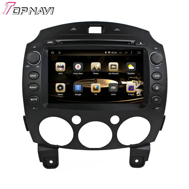 Topnavi 8 ''Восьмиядерный 4 ГБ Android 6 0 Автомобильный видео плеер Авто аудио DVD ПК