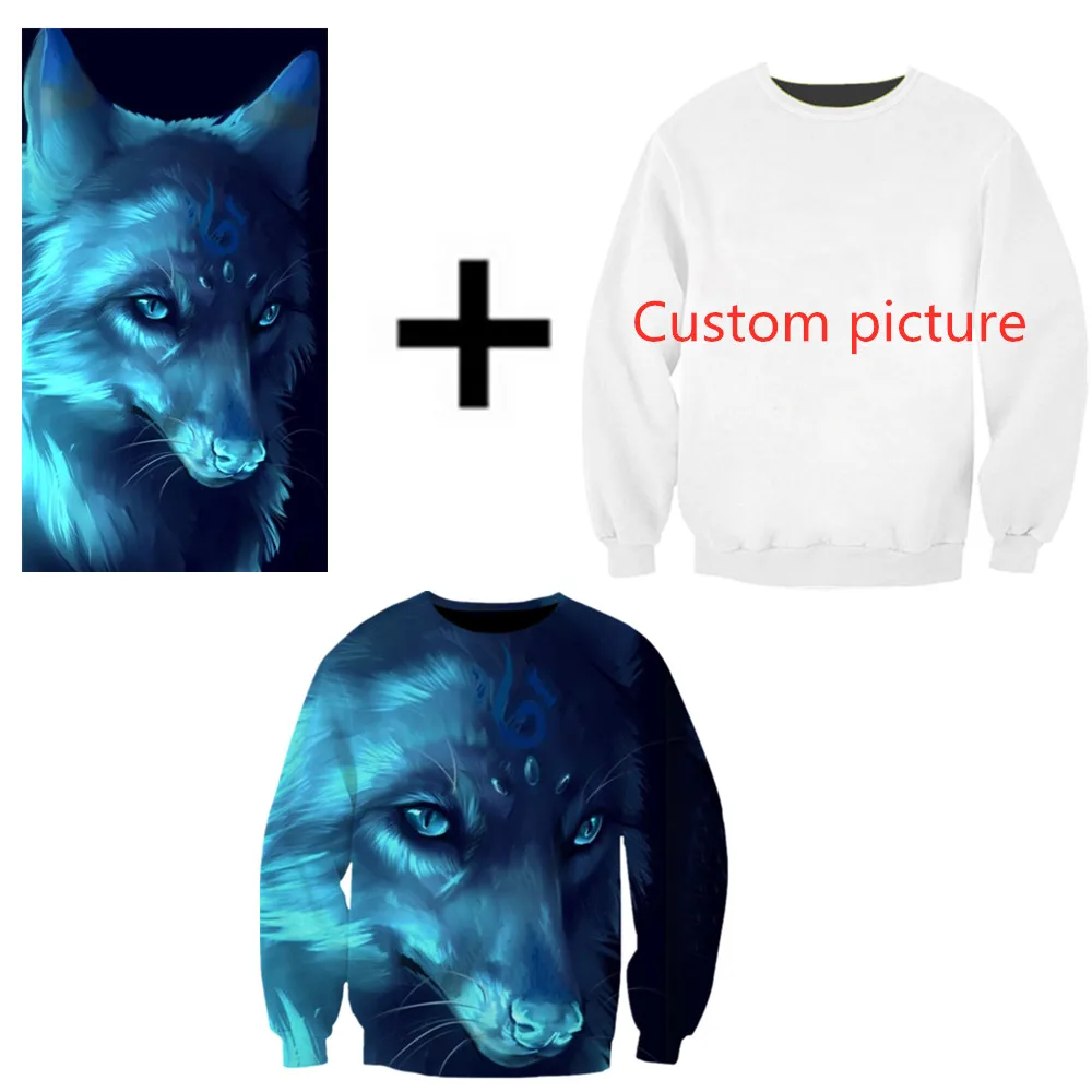 Женские толстовки с 3D принтом героями мультфильмов Женская Толстовка Harajuku Kawaii