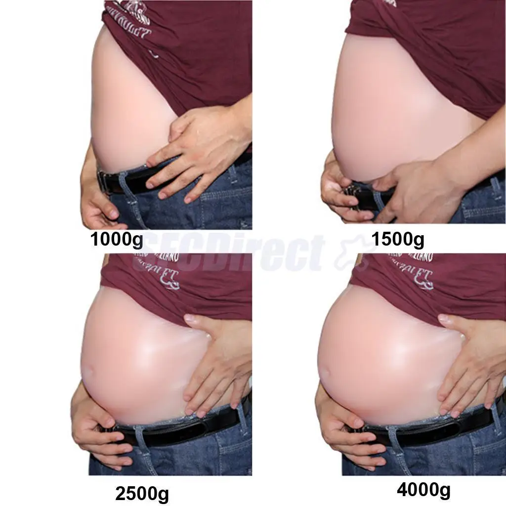 Silicone Baby test Pregnancy Belly Bump Maternity Crossdress 1- 4kg | Женская одежда