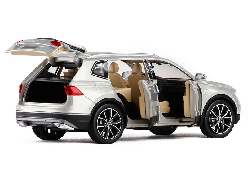 1:32 Tiguan L Family литой металлический внедорожник игрушечные машинки из сплава