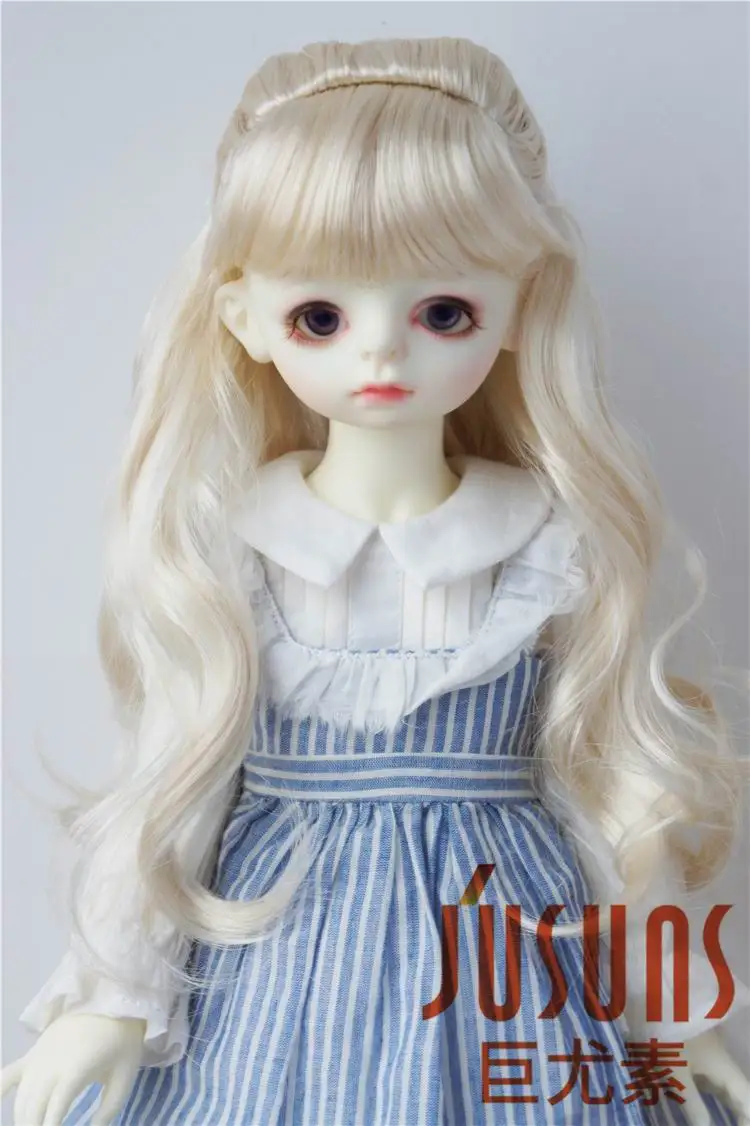 Sd кукла 1/3 латов красный парик BJD 8 - 9 дюймов длинные волнистые конский волос Syntheic
