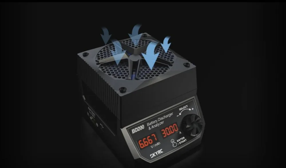 SKYRC BD200 разрядник батареи и анализатор 200 Вт 30A Тестер нагрузки батареи для LIPO LIHV NIMH батареи