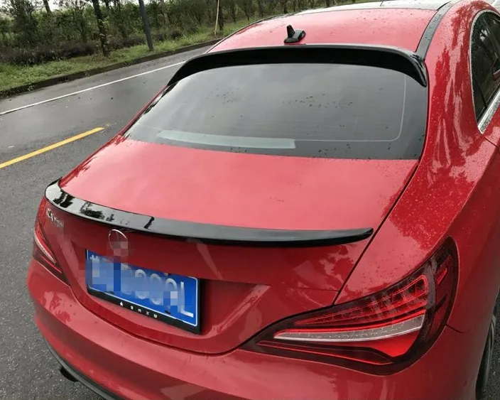 Спойлер для Benz CLA CLA45 W117 задний стеклянный верхний спойлер с крыльями AMG style 200 250 260