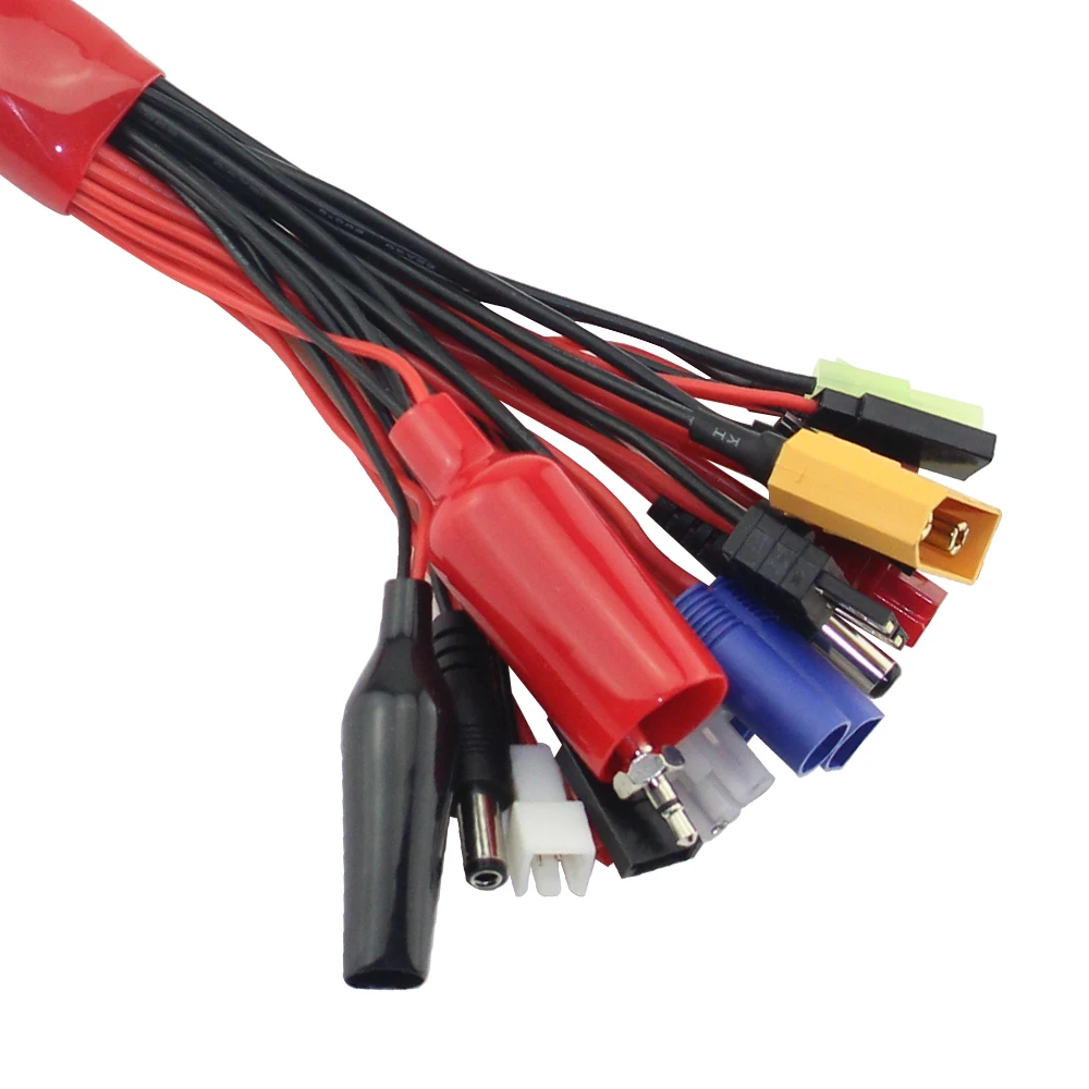 Adaptador de corriente multifunci&oacute;n 19 en 1, con conectores multienchufe, Cable de plomo, cuadric&oacute;ptero RC, pieza de Drones para coche-2