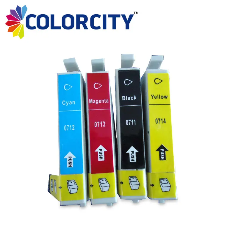 T0711 чернильный картридж 0711 0714 для Epson Stylus D78 D92 D120 DX4000 DX4050 DX4400 DX4450 DX5000 SX210 SX215 SX100 SX200