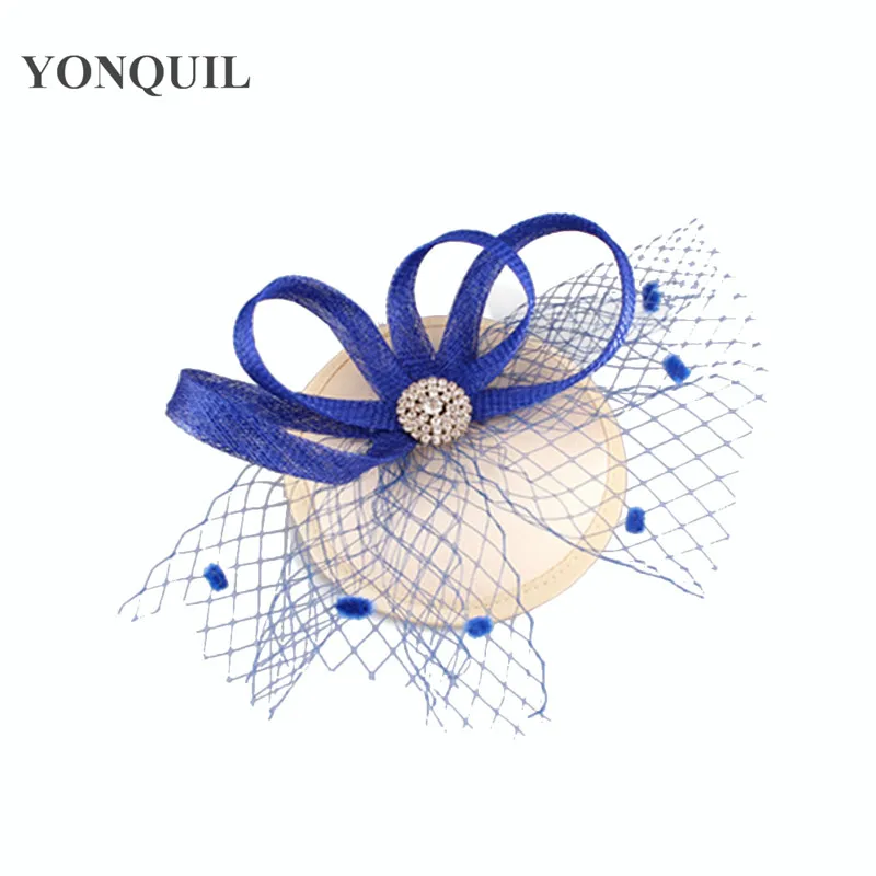 

Generous Sinamay Fascinator Hairclips Woemn Headwear Kentucky Hat Wedding Headpiece Ladies Headband Hair Accessories MYQ102