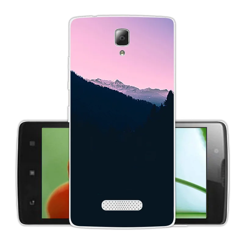 for Lenovo A2010 Soft TPU Mobile Phone Case Shell Skin Transparent Silicon Scenic Eagle Cover A 2010 Bag |