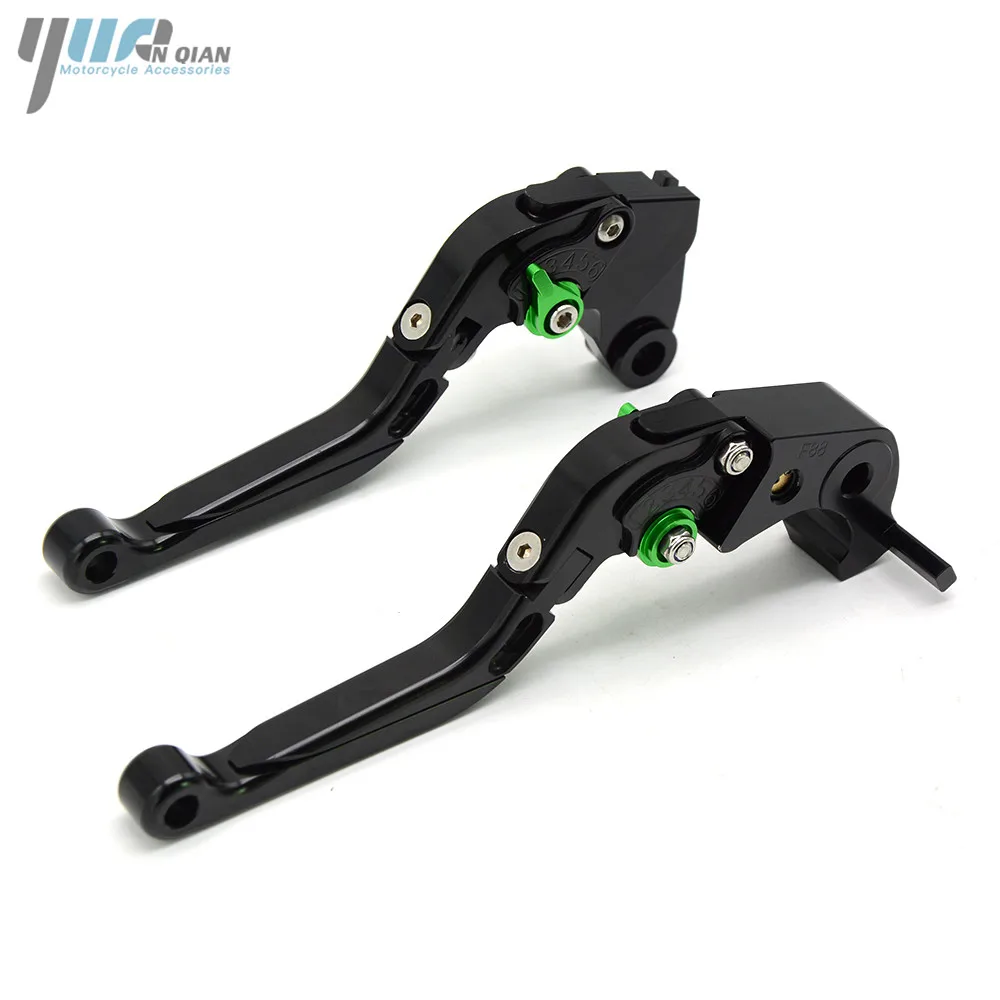 YUANQIAN складные рычаги сцепления для Kawasaki ZX10R 04 05 ZX6R/ZX636R/ZX6RR 2000 ZX12R ZX9R 03 Z1000 2003 06|brake clutch