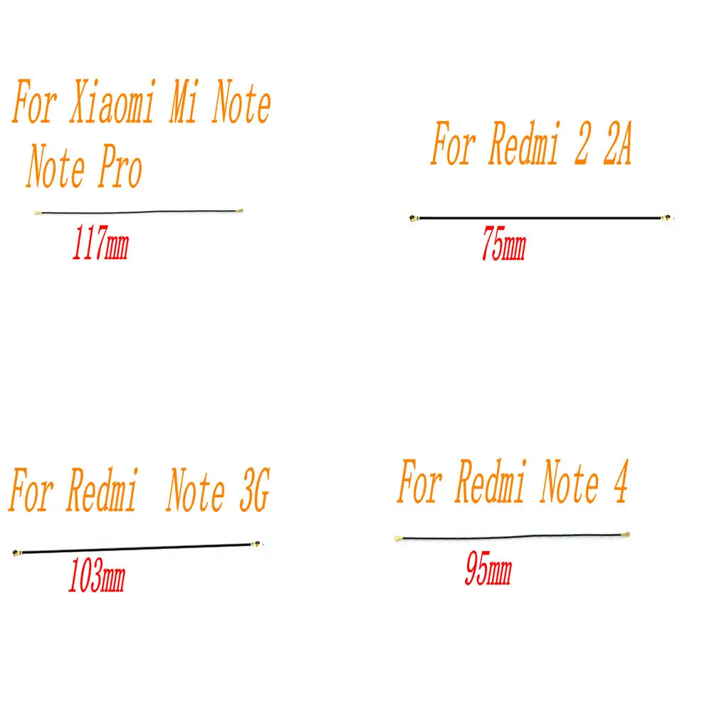 Новый Wifi антенный разъем сигнала гибкий кабель для Redmi 1s 1 2A 2 3 Note Pro 4 4X Xiaomi Mi 4C 4S 4i 5
