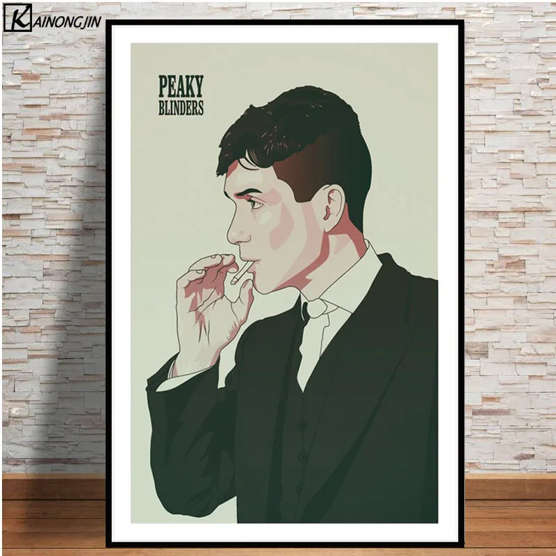 003 Peaky Blinders плакат Cillian Murphy ТВ-шоу киноактер плакаты и принты Холст Живопись стены Искусство картина для комнаты домашний декор - Цвет: 003