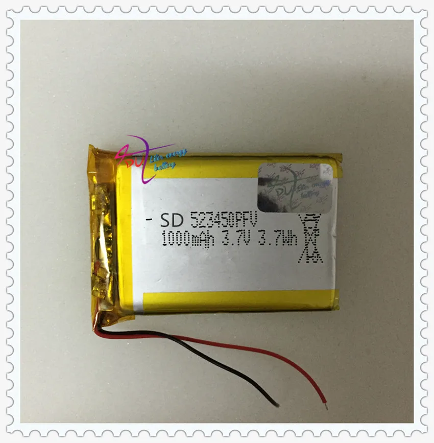 Светодиодные лампы 523450 1000mAh литий-полимерный аккумулятор | Электроника