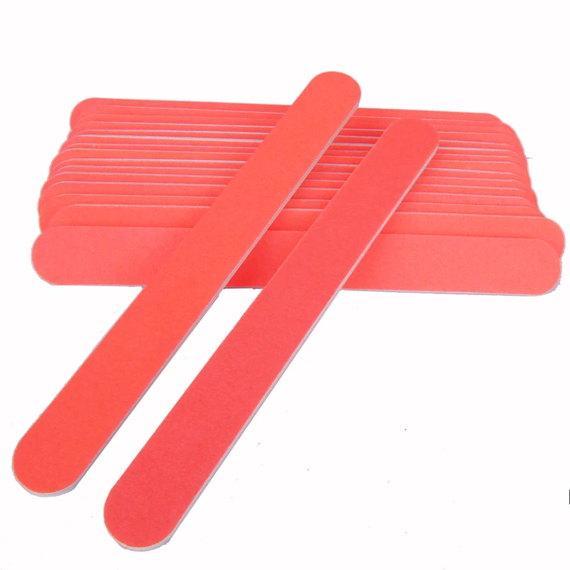 50 X Neon Sanding Nail Files Orange File Buffing Colorful 100/180 Grit Sandpaper Sponge Art Tips Unhas Manicure Vernis Set |