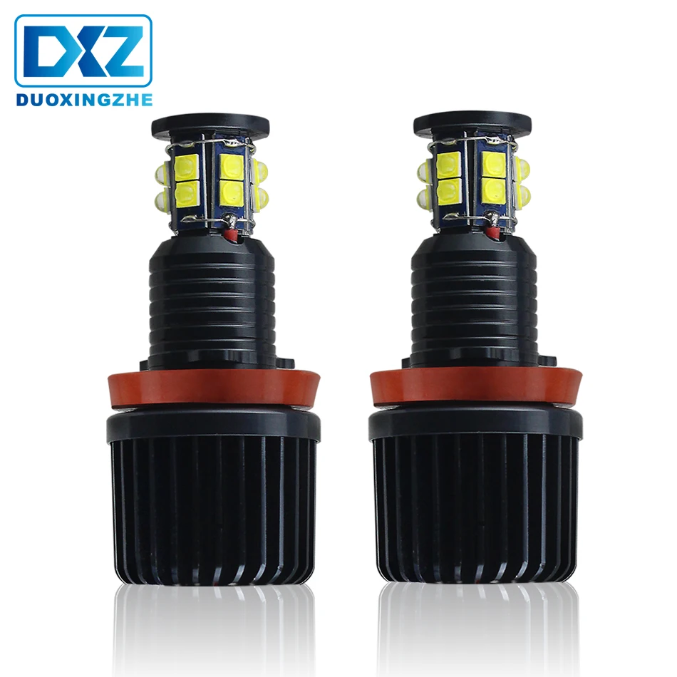 DXZ 2 шт. для BMW 120W Всего H8 CREE светодиодный ангельские глазки Halo кольцевые лампы