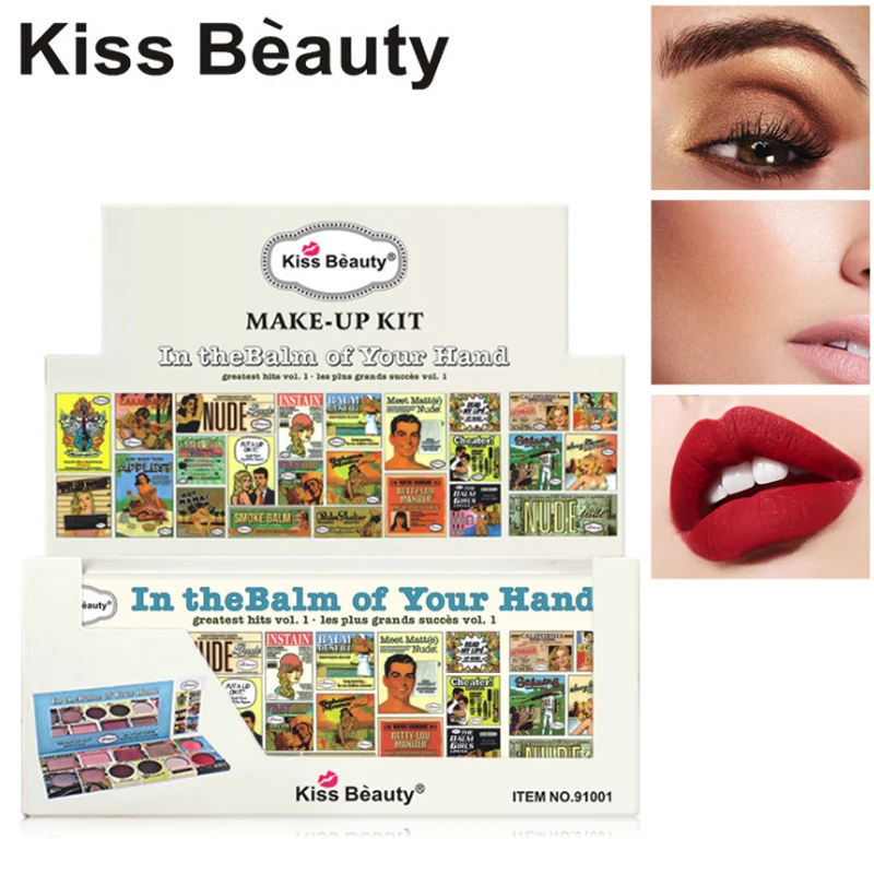 Бренд KISS BEAUTY горячая Распродажа 12 цветов диск для теней многофункциональная