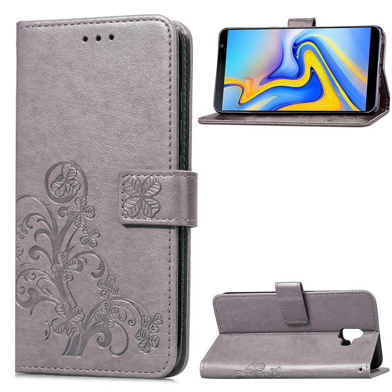 3D Цветочный кожаный чехол для Samsung Galaxy S10 S9 S8 Plus S10e S7 Edge M10 M20 A7 A9 A6 A8 J4 J6 J8 2018 J3 J5 J7 2017 |
