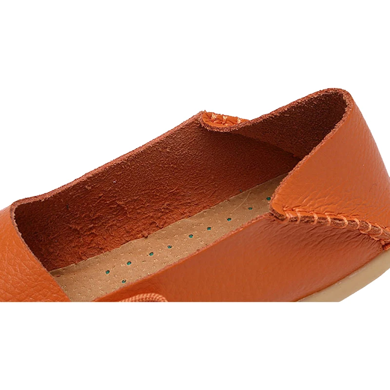 Женские балетки на плоской подошве VTOTA из натуральной кожи без застежки