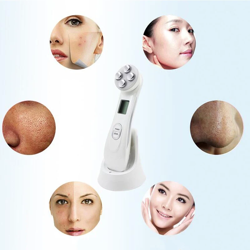 3in1 RF&ampEMS Radio Mesotherapy Electroporation Face Beauty Pen Frequency LED Photon Skin Rejuvenation Remover Wrinkle | Красота и