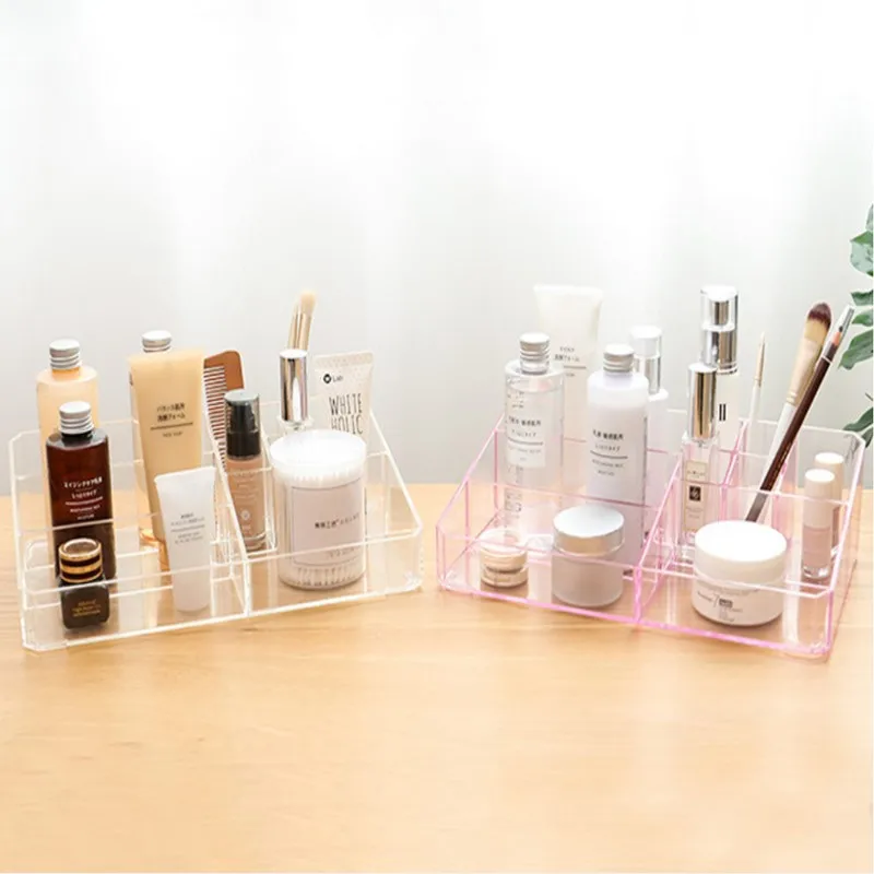 Пластиковый контейнер для хранения косметики органайзер косметики|Коробки и