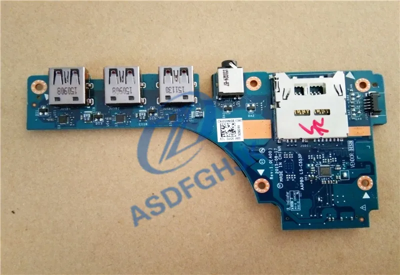 Оригинальная новая для DELL 7510 Правосторонняя USB аудио SD-плата GMNG8 0GMNG8 Φ 100% тест ОК