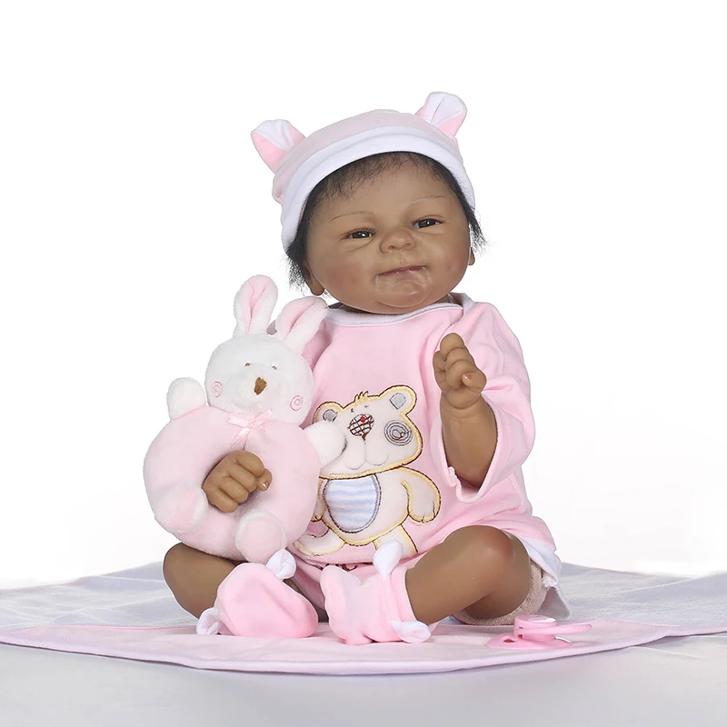 16 дюймов 40 см Reborn Baby Doll индийский Стиль магнитный для детей Мягкий силикон