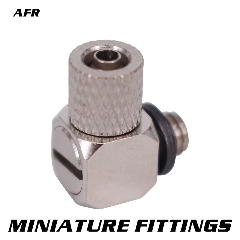 

Miniature Fittings M-4HL-4 M-4HL-6 PL Male Thread M4 - Tube 4mm 6mm Elbow Pneumatic Pipe Air Hose Quick Fitting Mini Connecto