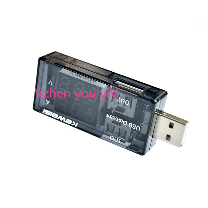 Измерительный прибор для измерения тока и напряжения с двумя USB-портами одна
