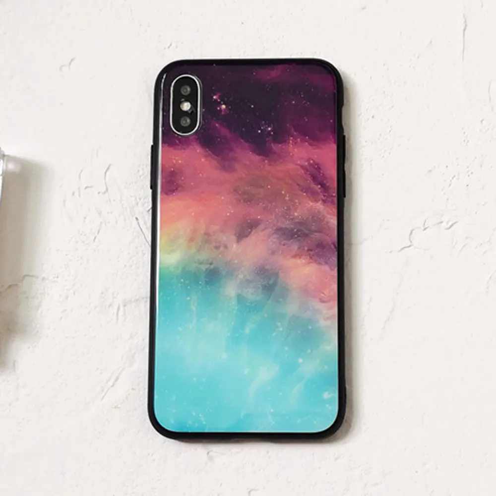 KISSCASE закаленное Стекло чехол на samsung Galaxy S10 плюс S10E звездное небо для телефона S8 S9