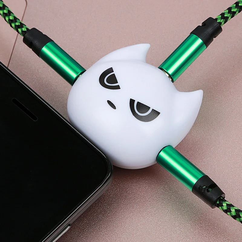 CatXaa 3 в 1 &quotлетучая мышь&quot милый 5 мм адатпера Разветвитель для наушников Samsumg IPhone