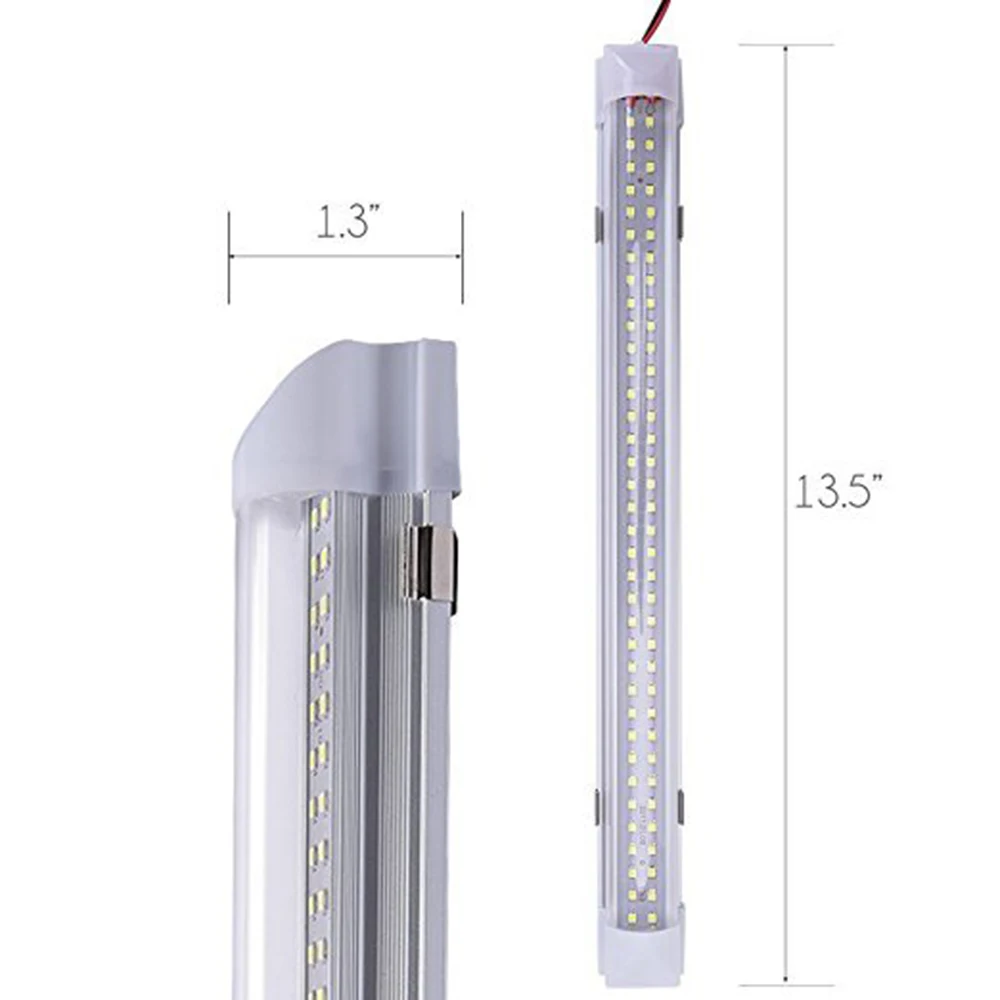 2x12V 72 Светодиодные Автомобильные полосы света белый бар лампы ВАН КАРАВАН