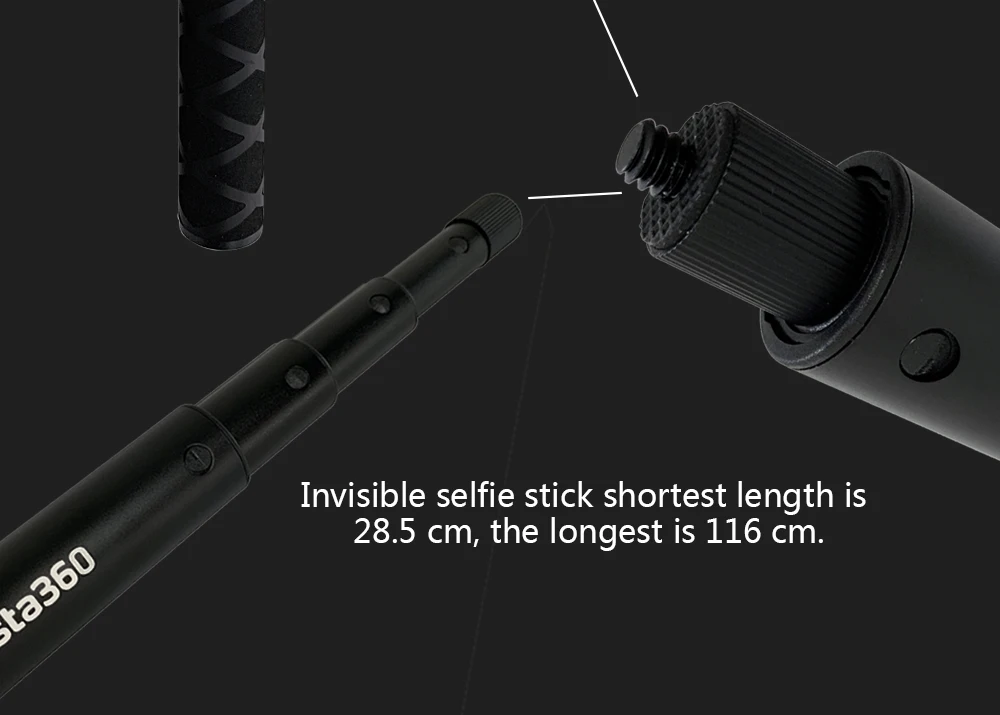 Insta360 ONE X и ONE Bullet Time аксессуар набор невидимых селфи палок с многофункциональной 360 поворотной ручкой штатив