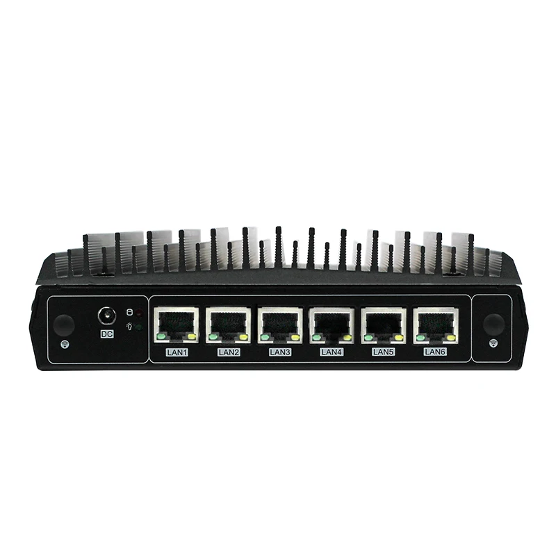 Безвентиляторный мини встроенный 5 й одноъядерный процессор Broadwell U 6 * LAN 2 USB3.0 USB2.0 1