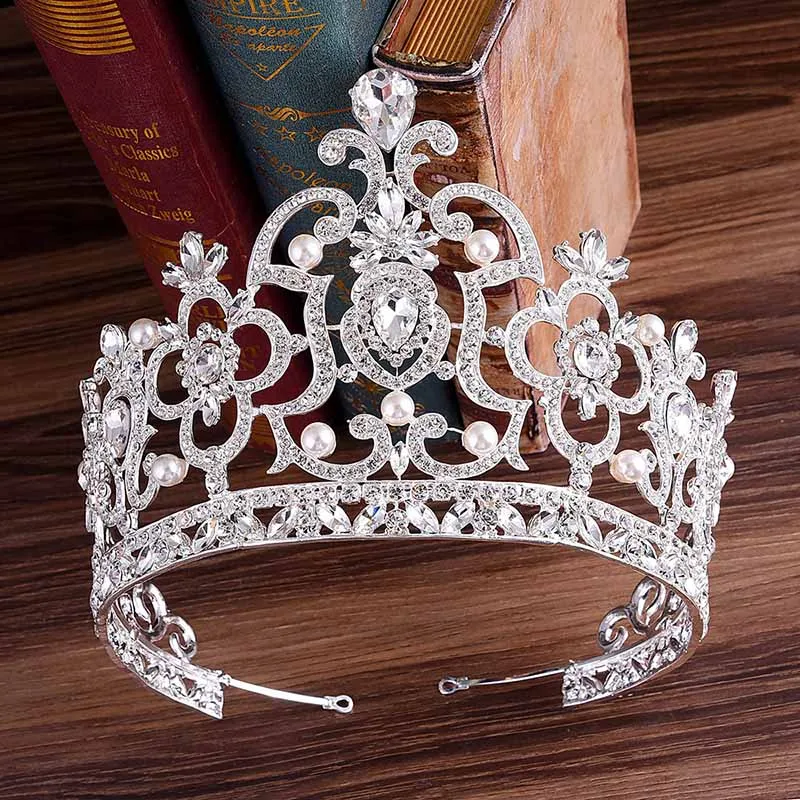 

Bridal Tiaras Crown Wedding Hair Jewelry Luxury Crystal Hollow Out Hairband Bride Diadem for Women Girl Gift Charm Hair Jewelry