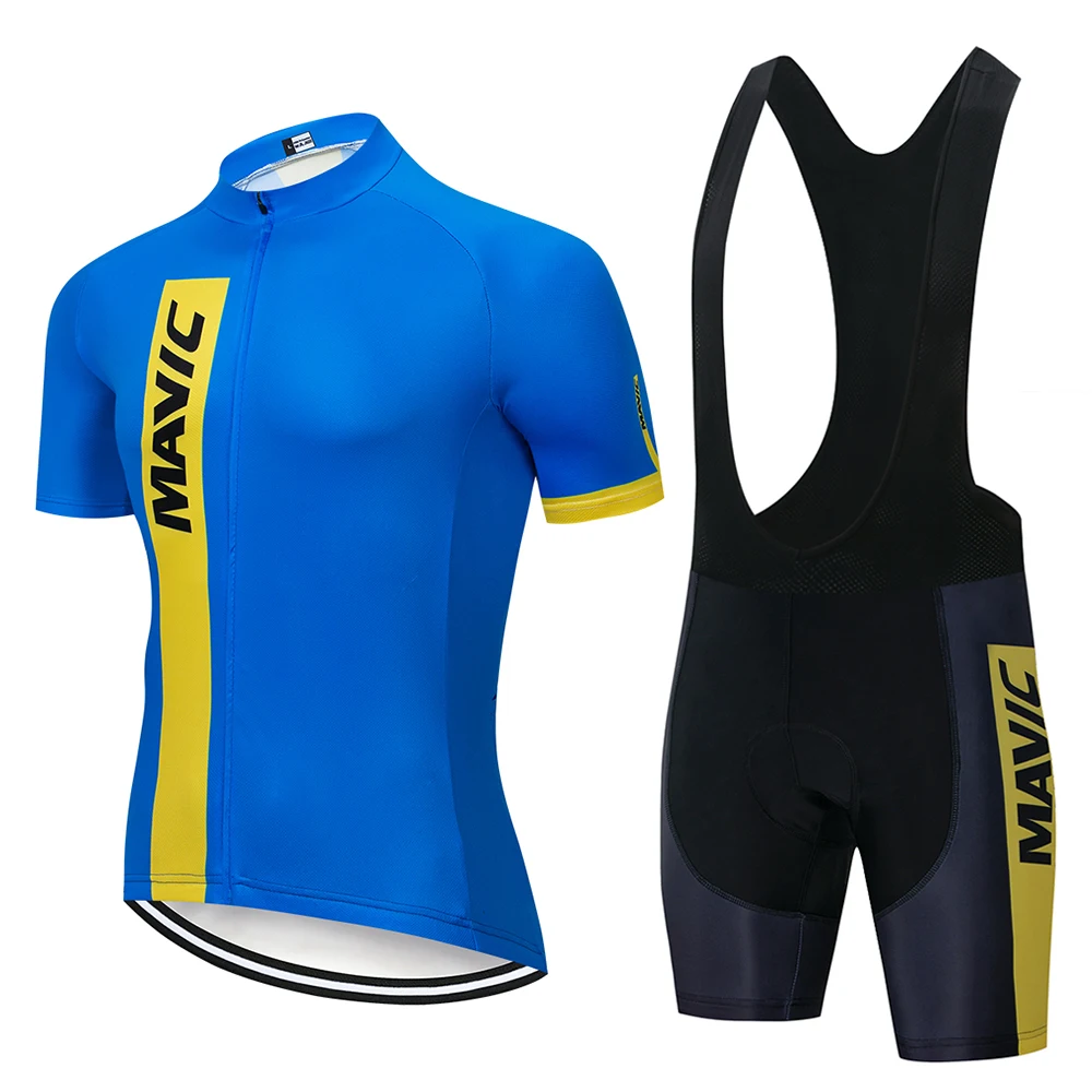 Новинка летние комплекты для велоспорта Мужская одежда MAVIC team короткий рукав mtb