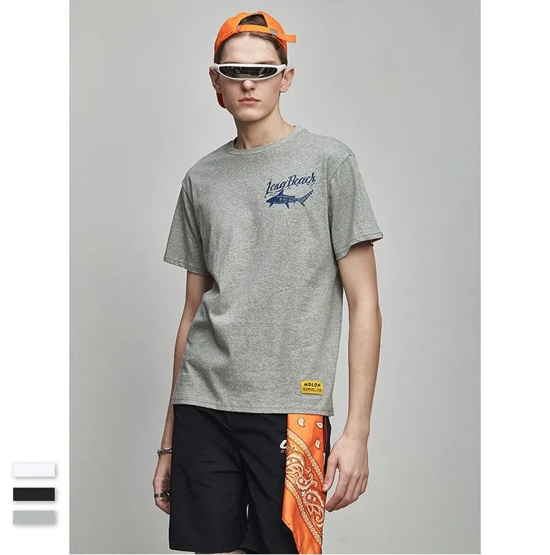 Принт забавные буквы мужские футболки новые летние уличные брендовые хлопковые