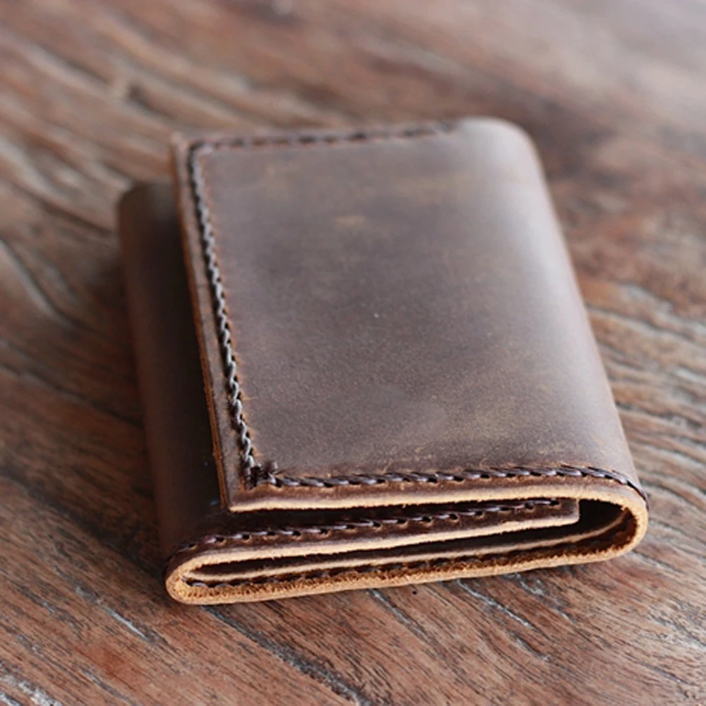 DIY Кожа ремесло мужчины три Папка Держатель для карт бумажник высечки нож формы