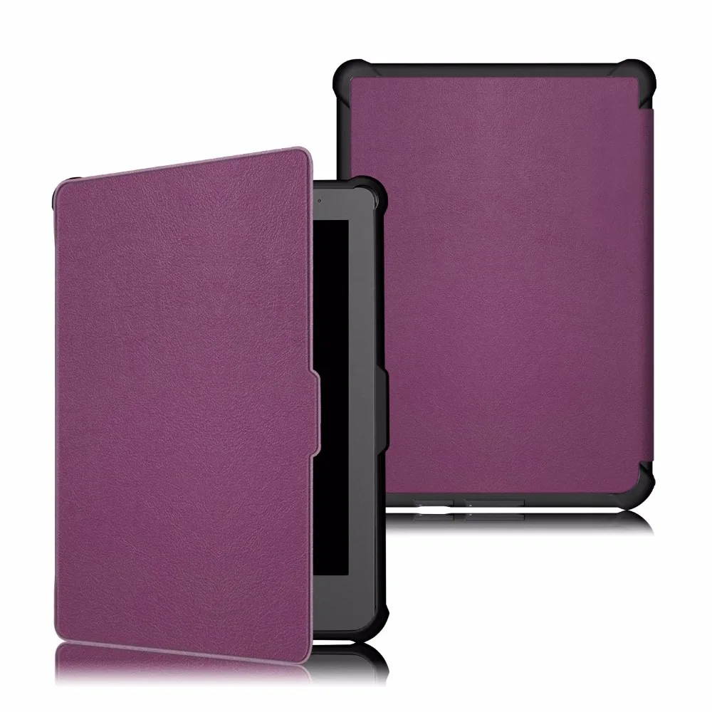 Чехол для funda kobo clara HD N249 ультра тонкий магнитный смарт-чехол с подставкой из искусственной кожи для kobo clara Прозрачный hd чехол