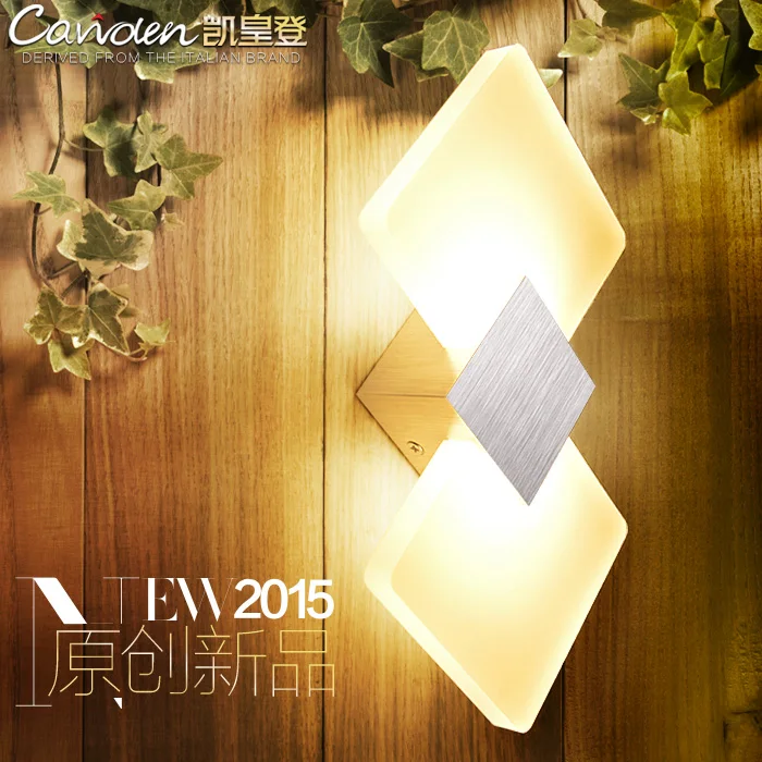 Светодиодный настенный светильник s для современного обучения 6 Вт светодиодный