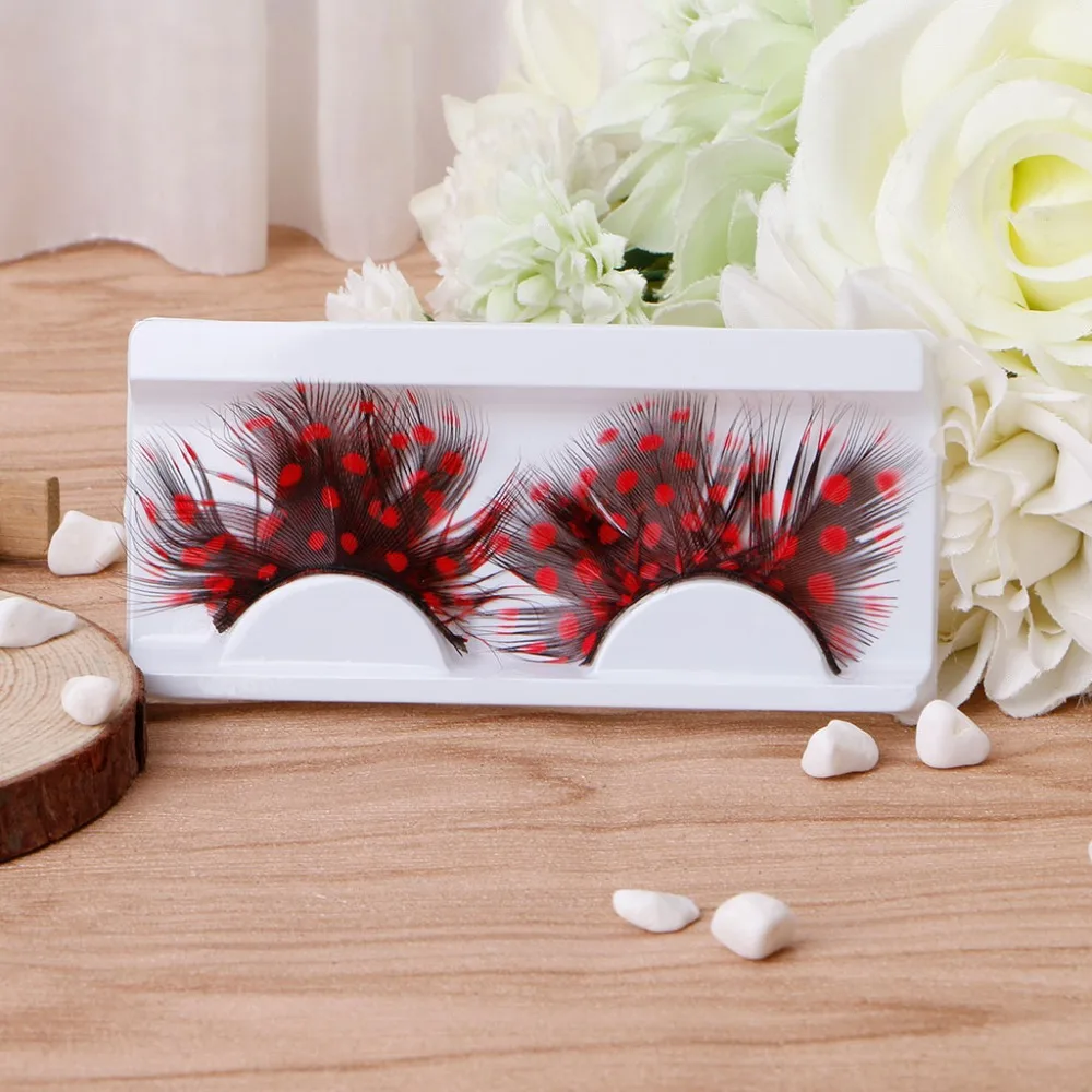 1 пара накладные ресницы Китая по оптовым ценам перо косметический вечерние