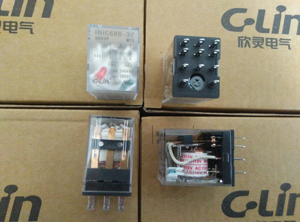 Реле C-Lin HHC68B-3Z HH53P MY3N JZX-22F(D)/3Z 110 В переменного тока | Строительство и ремонт