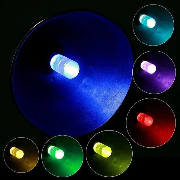 10 шт./лот RGB 16 цветов Хрустальная Светодиодная лампа E27 3 Вт AC 85 265 в светодиодная +