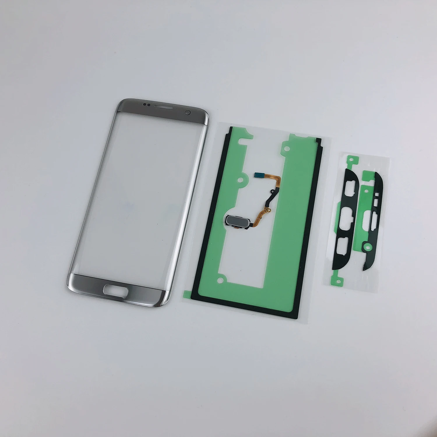 Для samsung Galaxy S7 Edge G935 G935F ЖК-дисплей сенсорный экран сенсор дигитайзер стеклянная панель+ Главная Кнопка отпечатков пальцев+ клей