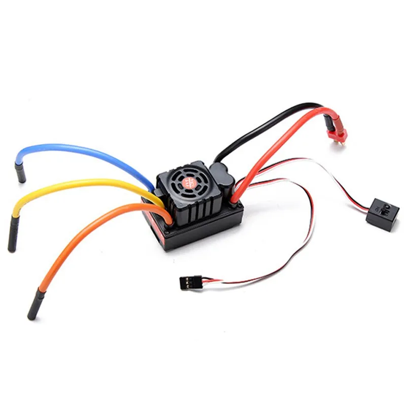 Бесщеточный 120A ESC 2-6s 24 В Сенсорный Водонепроницаемый контроллер скорости для 1/8